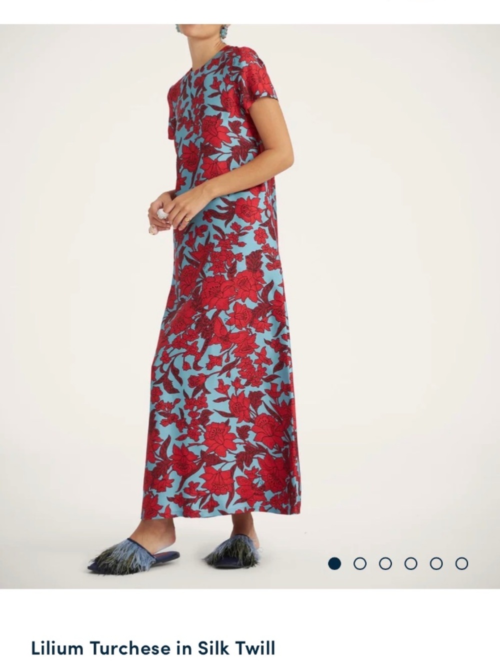 In search of ISO Ladouble J Lilium Turchese Swing Dress